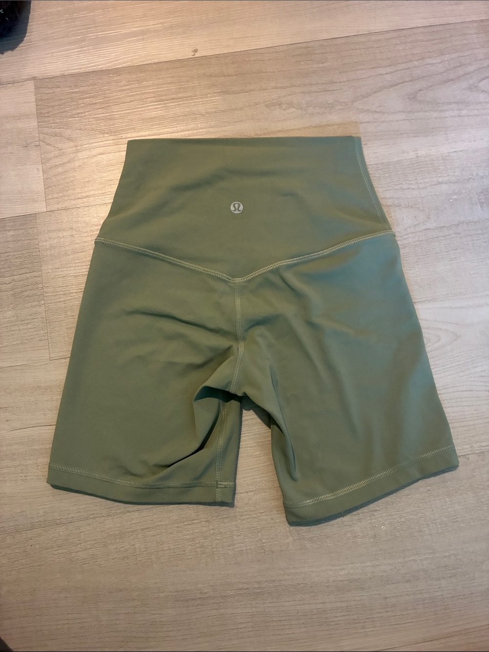 lululemon athletica High-Rise Bike Shorts in Sage